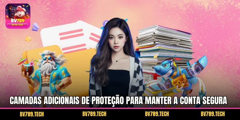 Camadas adicionais de proteção para manter a conta segura
